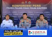 Kapolda Kalteng Iwan Kurniawan Pimpin Konferensi Pers, Ungkap 2 Pelaku Karhula
