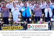 KAPOLRI Jadi Anggota Kehormatan 56 Juta Buruh Se Indonesia, Keputusan Rakernis KSBSI