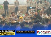 Perkuat Kebersamaan, Kapolda Kalteng Motivasi Satgas Karhutla Lewat Makan Siang Bersama