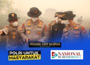 Respon Cepat Karhutla, Kapolda Kalteng Turun Langsung Pantau Titik Api di Jalan Mahir Mahar Palangka Raya