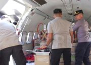Pesawat Polri CN-295 Membawa Bantuan Logistik dari Kapolri untuk Masyarakat Terdampak Gempa Bumi di Flores