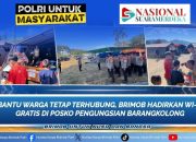 Lapor Pak Kapolri : Brimob Polri Di NTT Hadirkan Wi-Fi Gratis di Posko Pengungsian Barangkolong