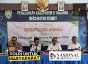 Kapolsek Besuki AKP H.Adam SH, Pimpin kegiatan Tim Monitoring Pengelolaan Keuangan Desa Tahun Anggaran 2026