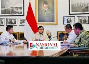 Presiden Prabowo Pimpin Ratas Penanganan Bencana, Tegaskan Mitigasi dan Kesiapsiagaan Nasional