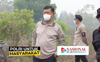 Minggupun Kapolda Kalteng, Mantau Cegah Karhutla