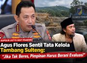 Agus Flores Sentil Tata Kelola Tambang Sulteng: Jika Tak Beres, Pimpinan Harus Berani Evaluasi
