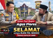 Ketum Fast Respon Agus Flores Ucapkan Selamat kepada Irjen Pol Widodo sebagai Kapolda Jambi