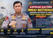Kapolda Kalteng Imbau Masyarakat Kurangi Aktivitas di Luar Saat Kualitas Udara Menurun