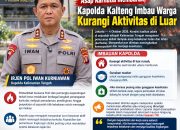 Asap Karhutla Memburuk, Kapolda Kalteng Imbau Warga Kurangi Aktivitas di Luar
