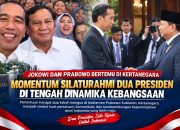 Jokowi dan Prabowo Bertemu di Kertanegara, Momentum Silaturahmi Dua Presiden di Tengah Dinamika Kebangsaan
