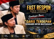 Fast Respon Usung Semboyan Baru: “Garis Terdepan Mengabdi untuk Masyarakat”