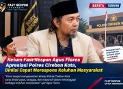 Ketum Fast Respon Agus Flores Apresiasi Polres Cirebon Kota, Dinilai Cepat Merespons Keluhan Masyarakat