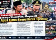 Wartawan FRN Dukung Semangat Polri Bersama Masyarakat, Agus Flores: Sinergi Harus Diperkuat