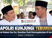 Kapolri Suyudi Ario Seto Kunjungi Ponpes Tebuireng, Ziarah Makam Gus Dur dan Resmikan Desk Ketenagakerjaan di Jombang