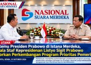 Bertemu Presiden Prabowo di Istana Merdeka, Kepala Staf Kepresidenan Listyo Sigit Prabowo Laporkan Perkembangan Program Prioritas Pemerintah