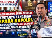 Redaksi Nasional Suara Merdeka Beritanya Langsung kepada Kapolri, Perkuat Pemberitaan Anti narkoba demi Menyelamatkan Negara