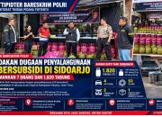 Dittipidter Bareskrim Polri, 22 Oktober 2026. Penindakan Dugaan Penyalahgunaan LPG Bersubsidi di Sidoarjo, Polisi Amankan 7 Orang dan 1.820 Tabung