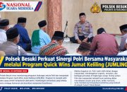 Polsek Besuki Perkuat Sinergi Polri Bersama Masyarakat melalui Program Quick Wins Jumat Keliling (JUMLING)