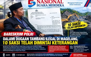 BARESKRIM POLRI DALAMI DUGAAN TAMBANG ILEGAL DI MAGELANG, 10 SAKSI TELAH DIMINTAI KETERANGAN