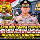 KAPOLRI SUYUDI ARIO SETO KELUARKAN PERINGATAN KERAS KAPOLRES TANPA CATATAN PENANGKAPAN NARKOBA AKAN DIGANTI, SAYA BUTUH PEJABAT YANG BERANI BERANTAS NARKOBA!